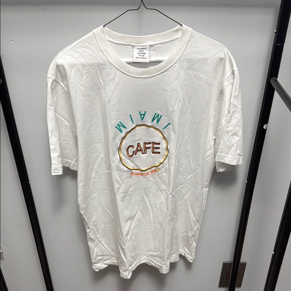 Vetements Miami Cafe Graphic T-Shirt